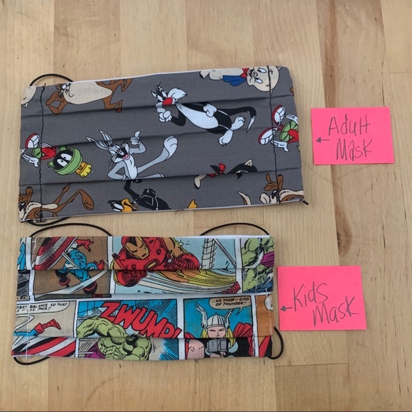 Kids Spring Flowers Cloth Pocket Mask - Picture 6 of 8